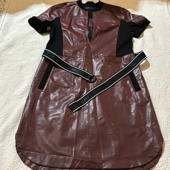 Marc Cain Sport Faux Leather Dress. NWT. Size N3/medium - Picture 5 of 12